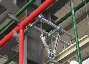 顺城该抗震支架的整体式支吊架结构协调性好